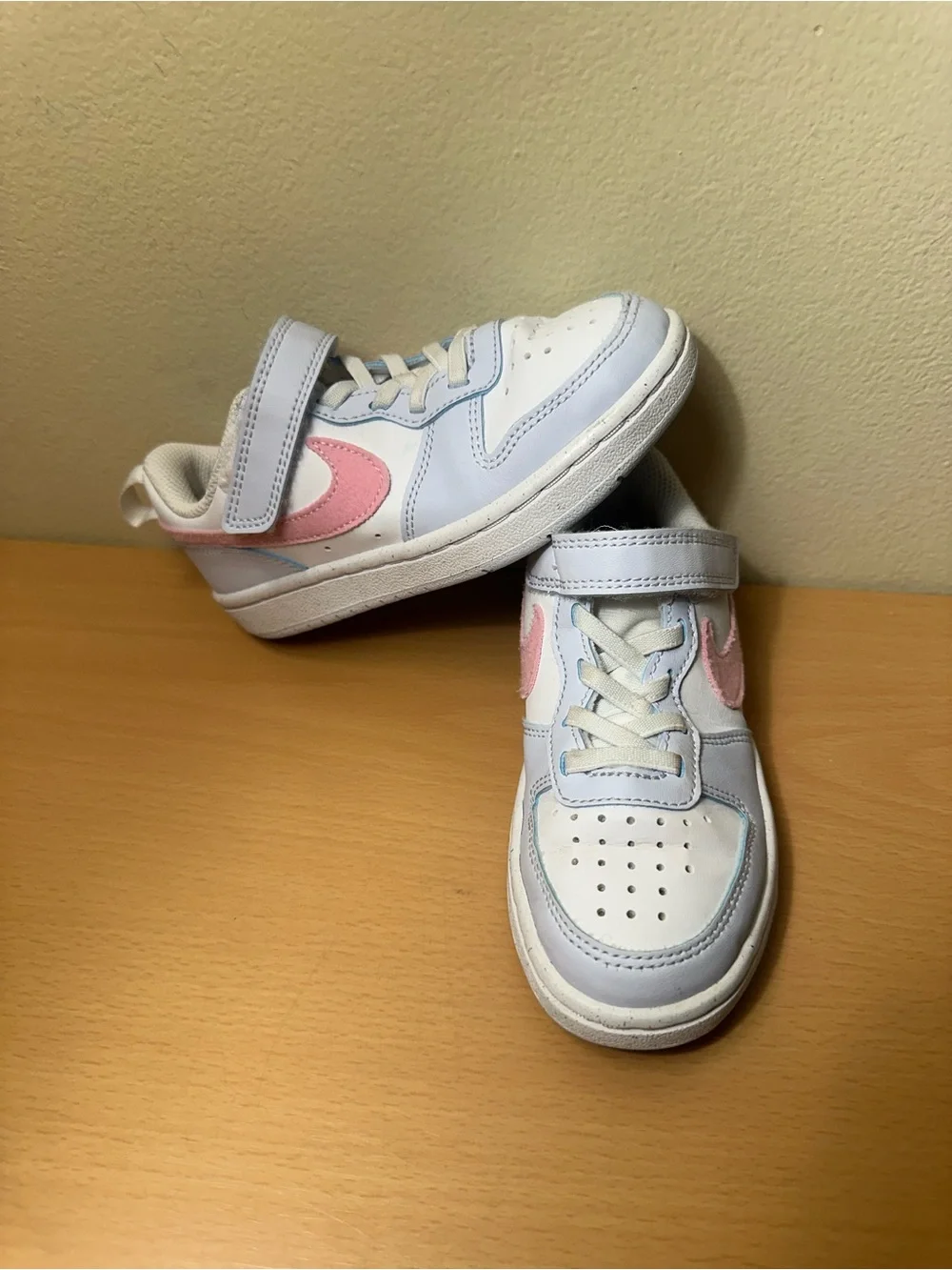 Nike Court Borough Low Essential White Rising Pink Shoes Size 11C